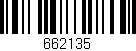 Código de barras (EAN, GTIN, SKU, ISBN): '662135'