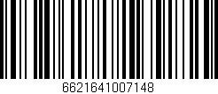 Código de barras (EAN, GTIN, SKU, ISBN): '6621641007148'
