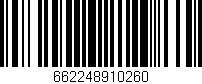 Código de barras (EAN, GTIN, SKU, ISBN): '662248910260'