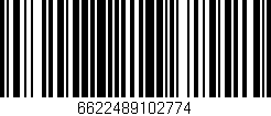 Código de barras (EAN, GTIN, SKU, ISBN): '6622489102774'