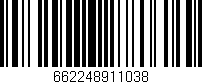 Código de barras (EAN, GTIN, SKU, ISBN): '662248911038'