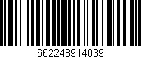 Código de barras (EAN, GTIN, SKU, ISBN): '662248914039'