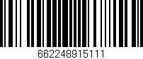 Código de barras (EAN, GTIN, SKU, ISBN): '662248915111'