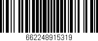 Código de barras (EAN, GTIN, SKU, ISBN): '662248915319'