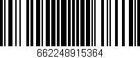 Código de barras (EAN, GTIN, SKU, ISBN): '662248915364'