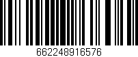 Código de barras (EAN, GTIN, SKU, ISBN): '662248916576'