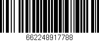 Código de barras (EAN, GTIN, SKU, ISBN): '662248917788'