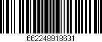 Código de barras (EAN, GTIN, SKU, ISBN): '662248918631'