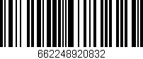 Código de barras (EAN, GTIN, SKU, ISBN): '662248920832'
