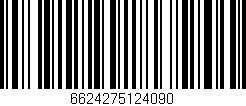Código de barras (EAN, GTIN, SKU, ISBN): '6624275124090'