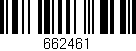 Código de barras (EAN, GTIN, SKU, ISBN): '662461'