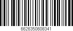 Código de barras (EAN, GTIN, SKU, ISBN): '6626350608341'