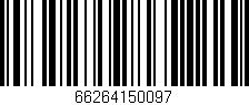 Código de barras (EAN, GTIN, SKU, ISBN): '66264150097'