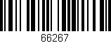 Código de barras (EAN, GTIN, SKU, ISBN): '66267'