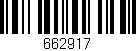 Código de barras (EAN, GTIN, SKU, ISBN): '662917'