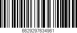 Código de barras (EAN, GTIN, SKU, ISBN): '6629297634961'