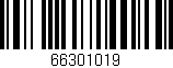 Código de barras (EAN, GTIN, SKU, ISBN): '66301019'