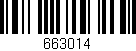 Código de barras (EAN, GTIN, SKU, ISBN): '663014'