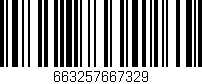 Código de barras (EAN, GTIN, SKU, ISBN): '663257667329'