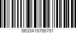 Código de barras (EAN, GTIN, SKU, ISBN): '6633419788791'
