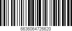 Código de barras (EAN, GTIN, SKU, ISBN): '6636064726620'