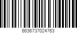 Código de barras (EAN, GTIN, SKU, ISBN): '6636737024763'