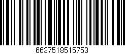 Código de barras (EAN, GTIN, SKU, ISBN): '6637518515753'