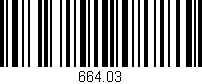 Código de barras (EAN, GTIN, SKU, ISBN): '664.03'