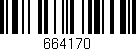 Código de barras (EAN, GTIN, SKU, ISBN): '664170'