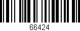 Código de barras (EAN, GTIN, SKU, ISBN): '66424'