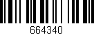Código de barras (EAN, GTIN, SKU, ISBN): '664340'