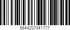 Código de barras (EAN, GTIN, SKU, ISBN): '6644207341777'