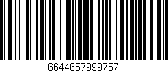 Código de barras (EAN, GTIN, SKU, ISBN): '6644657999757'