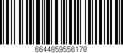 Código de barras (EAN, GTIN, SKU, ISBN): '6644859556178'