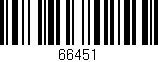Código de barras (EAN, GTIN, SKU, ISBN): '66451'