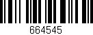 Código de barras (EAN, GTIN, SKU, ISBN): '664545'