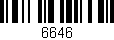 Código de barras (EAN, GTIN, SKU, ISBN): '6646'