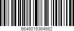 Código de barras (EAN, GTIN, SKU, ISBN): '6646016384662'