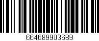 Código de barras (EAN, GTIN, SKU, ISBN): '664689903689'