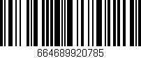 Código de barras (EAN, GTIN, SKU, ISBN): '664689920785'