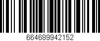 Código de barras (EAN, GTIN, SKU, ISBN): '664689942152'