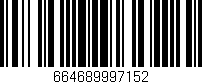 Código de barras (EAN, GTIN, SKU, ISBN): '664689997152'