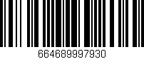 Código de barras (EAN, GTIN, SKU, ISBN): '664689997930'