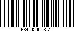 Código de barras (EAN, GTIN, SKU, ISBN): '6647033897371'