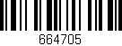 Código de barras (EAN, GTIN, SKU, ISBN): '664705'