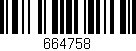 Código de barras (EAN, GTIN, SKU, ISBN): '664758'