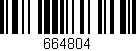 Código de barras (EAN, GTIN, SKU, ISBN): '664804'