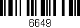 Código de barras (EAN, GTIN, SKU, ISBN): '6649'