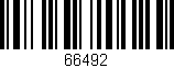 Código de barras (EAN, GTIN, SKU, ISBN): '66492'