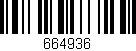 Código de barras (EAN, GTIN, SKU, ISBN): '664936'